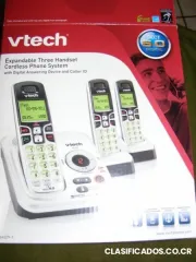Telefono vtech inalambrico incluye 3 auriculares