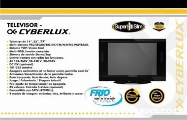 Televisores ciberlux y hyundai