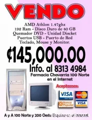 Vendo computadoras