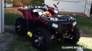Vendo cuadraciclo polaris sportsman xp eps 2010 850cc con remolque y juego de llantas