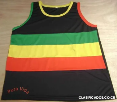 Ventas de camisetas rastas (colores jamaiquinos)