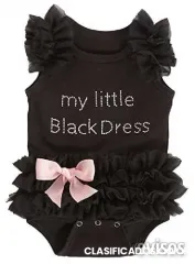 Vestido negro de bebe