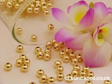 Componentes de oro gold filled 18k para armar joyas/ ventas fabrica brazileña.