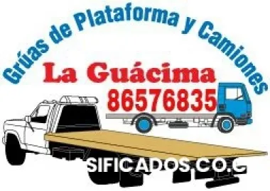 Gruas plataforma alajuela - (cel: 8657 - 6835)