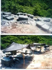 Piedra laja decorativa natural