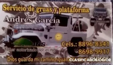 Servicio de grúas y plataformas