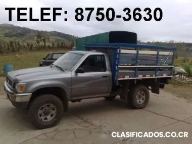 Servicio de transporte carga liviana fletes