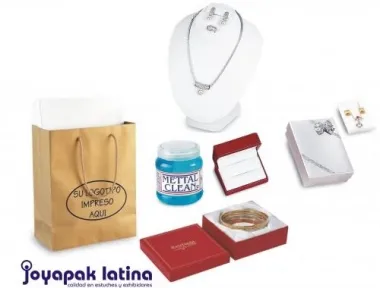 Vendo estuches y exhibidores para la joyería