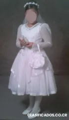 Vestido de primera comunion niña, utilizado una única vez, en perfecto estado