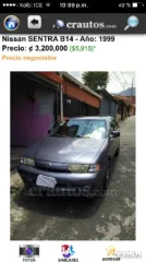 Se vende nissan sentra b 14 1999