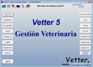 Software para la gestión veterinaria 