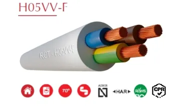 CABLE ELÉCTRICO H05VV-F