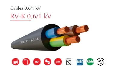 CABLE ELÉCTRICO RV-K 0,6/1kV