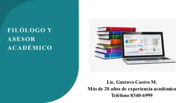 FILÓLOGO. SERVICIOS DE REVISIÓN FILOLÓGICA Y ASESORÍAS