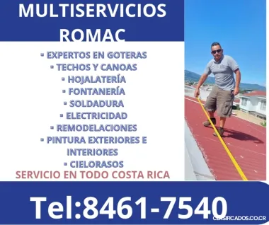 Multiservicios Romac 40 años de experiencia.