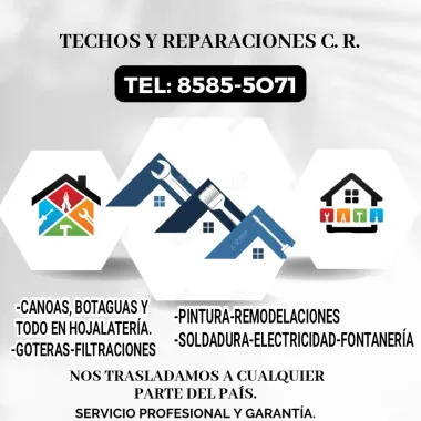TECHOS Y REPARACIONES C.R.