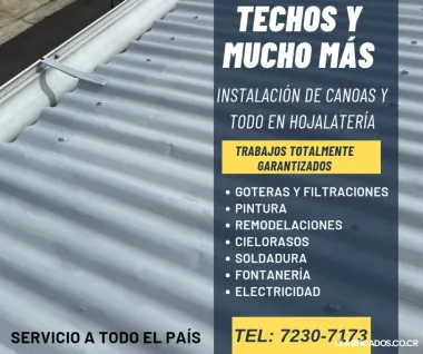 TECHOS Y MUCHO MÁS.