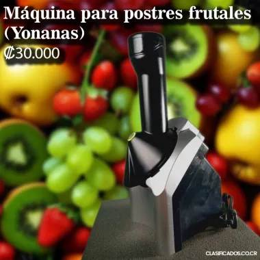 Máquina para servir postres frutales