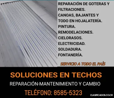 SOLUCIONES EN TECHOS Y MÁS..