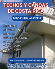 TECHOS Y CANOAS DE COSTA RICA. EXPERIENCIA Y GARANTÍA.