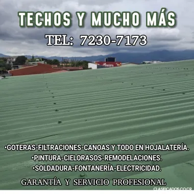 TECHOS Y MUCHO MÁS..